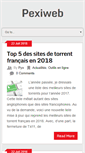 Mobile Screenshot of pexiweb.be