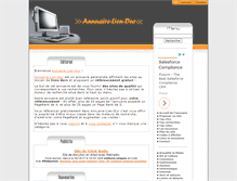 Tablet Screenshot of annuaire-lien-dur.pexiweb.be